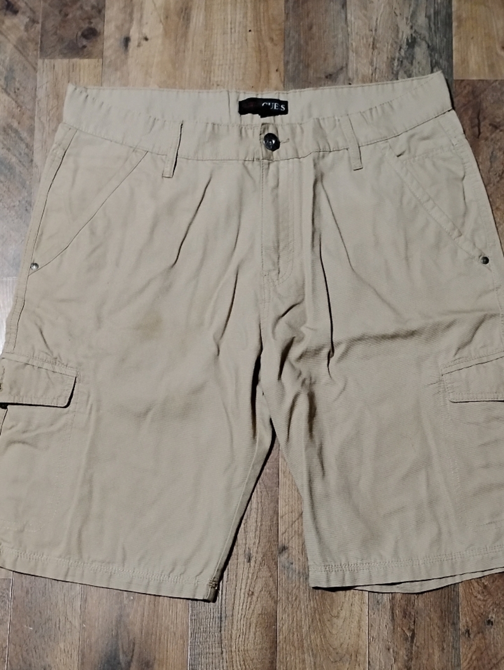 Guess EUC Khaki Cargo Shorts Mens Size: 36